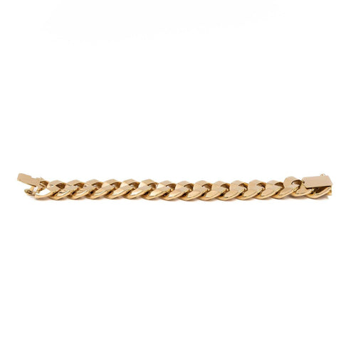 Bracelet Bracelet gourmette en or jaune 18 carats 58 Facettes 2041089CN