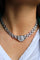 Collier Collier Grain de riz Or blanc Diamant 58 Facettes 2052872CN