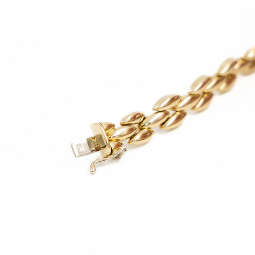 Collier Collier maille grain de riz en or jaune 18 carats 58 Facettes 2053029CN
