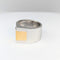 Bague 55 Dinh Van - Bague géométrique en or blanc et or jaune 18 carats 58 Facettes 20553