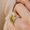 Bague 55 Dinh Van - Bague géométrique en or blanc et or jaune 18 carats 58 Facettes 20553