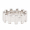 Bague 51 Zolotas Bague Alliance  Or blanc 58 Facettes 2057824CN
