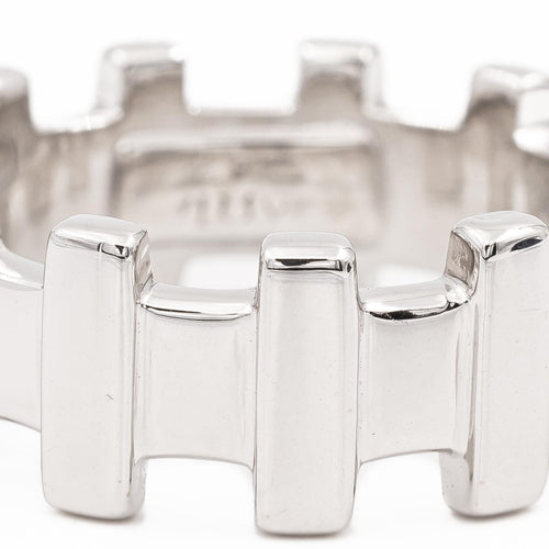 Bague 51 Zolotas - Bague alliance en or blanc 18 carats 58 Facettes 2057824CN