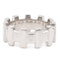 Bague 51 Zolotas - Bague alliance en or blanc 18 carats 58 Facettes 2057824CN