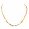 Collier Collier maille Figaro en or jaune 18 carats 58 Facettes 2057875CN