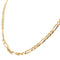 Collier Collier maille Figaro en or jaune 18 carats 58 Facettes 2057875CN