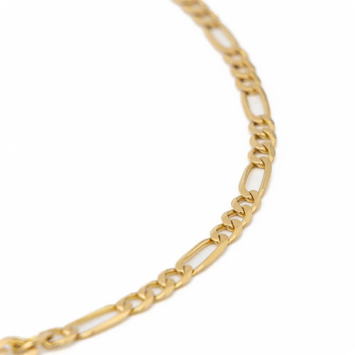 Collier Collier maille Figaro en or jaune 18 carats 58 Facettes 2057875CN