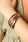 Bracelet Bracelet Trilogie Or blanc, Or jaune, Or rose 58 Facettes 2058147CN