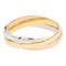 Bracelet Bracelet Trilogie Or blanc, Or jaune, Or rose 58 Facettes 2058147CN