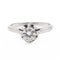 Bague 54 Bague Solitaire Or blanc Diamant 58 Facettes 2058191CN