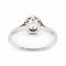 Bague 54 Bague Solitaire Or blanc Diamant 58 Facettes 2058191CN