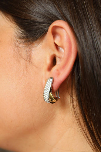 Boucles d'oreilles Boucles d'oreilles Clips Or blanc, Or jaune, Or rose Diamant 58 Facettes 2075235CN