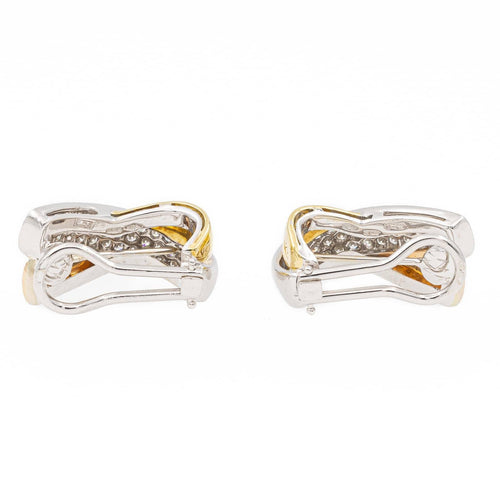 Boucles d'oreilles Boucles d'oreilles Clips Or blanc, Or jaune, Or rose Diamant 58 Facettes 2075235CN