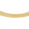 Collier Collier maille souple dentelée en or jaune 18 carats 58 Facettes 2075384CN