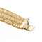 Collier Collier maille souple dentelée en or jaune 18 carats 58 Facettes 2075384CN