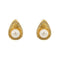 Boucles d'oreilles Boucles d’oreilles goutte - Perles et diamants en or jaune 18 carats 58 Facettes 20795