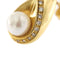 Boucles d'oreilles Boucles d’oreilles goutte - Perles et diamants en or jaune 18 carats 58 Facettes 20795