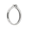 Bague 50 Donna Oro - Bague solitaire en or blanc avec diamant 0,07 ct 58 Facettes 20895