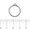 Bague 50 Donna Oro - Bague solitaire en or blanc avec diamant 0,07 ct 58 Facettes 20895