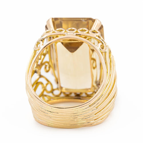 Bague 60 Bague Or jaune Citrine 58 Facettes 2090640CN