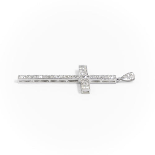 Pendentif Pendentif Croix Platine Diamant 58 Facettes 2090641CN