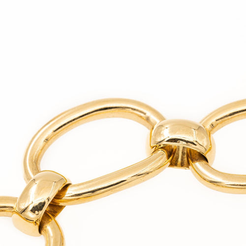 Bracelet Bracelet à grosses mailles en or jaune 18 carats 58 Facettes 2093957CN