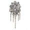 Broche Broche trembleuse florale ancienne en or rose 14K et diamants 58 Facettes 21028-0240
