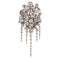 Broche Broche trembleuse florale ancienne en or rose 14K et diamants 58 Facettes 21028-0240