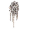 Broche Broche trembleuse florale ancienne en or rose 14K et diamants 58 Facettes 21028-0240