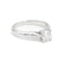 Bague 46 Bague solitaire en or blanc 18 carats avec diamant 0,51 ct 58 Facettes 2107265CN