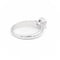 Bague 46 Bague solitaire en or blanc 18 carats avec diamant 0,51 ct 58 Facettes 2107265CN