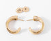 Boucles d'oreilles Cartier - Boucles d'oreilles créoles Trinity en or jaune et diamants 58 Facettes 1