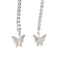 Boucles d'oreilles Boucles d'oreilles Ligne Or blanc Diamant 58 Facettes 2110873CN