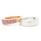 Bague 53 O.J. Perrin - Bague en or rose et or blanc sertie de saphirs roses 58 Facettes 2112647CN