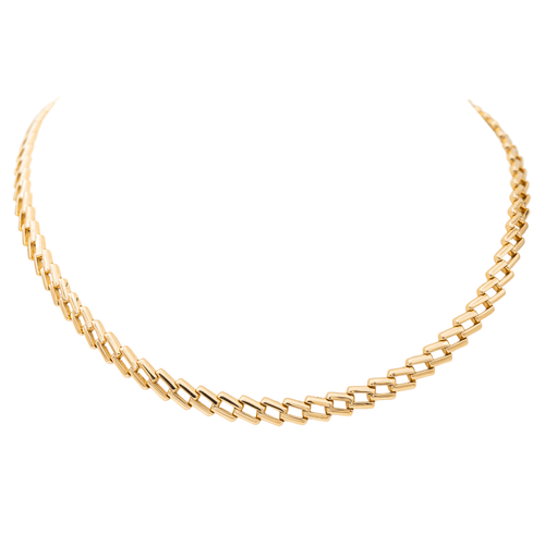 Collier Cartier - Collier maille souple en chute en or jaune 18 carats 58 Facettes 2112651CN