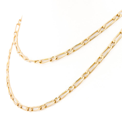 Collier Collier Maille figaro Or jaune 58 Facettes 2121631CN