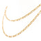 Collier Collier maille figaro en or jaune 18 carats 58 Facettes 2121631CN