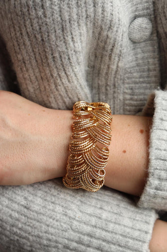 Bracelet Bracelet manchette Or jaune 58 Facettes 2129618CN
