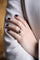 Bague 63 Bague solitaire en or blanc 18 carats avec diamant taille brillant 58 Facettes 2133833CN