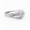 Bague 63 Bague solitaire en or blanc 18 carats avec diamant taille brillant 58 Facettes 2133833CN