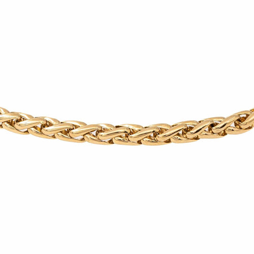 Collier Collier maille palmier en or jaune 18 carats 58 Facettes 2139585CN