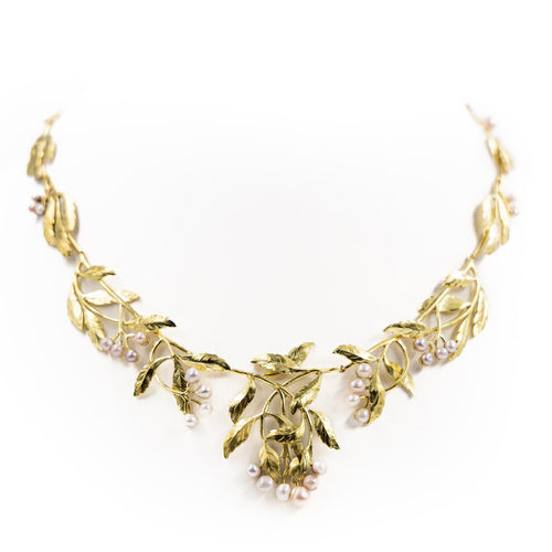 Collier Collier Art nouveau Or jaune Perle 58 Facettes 2140030CN