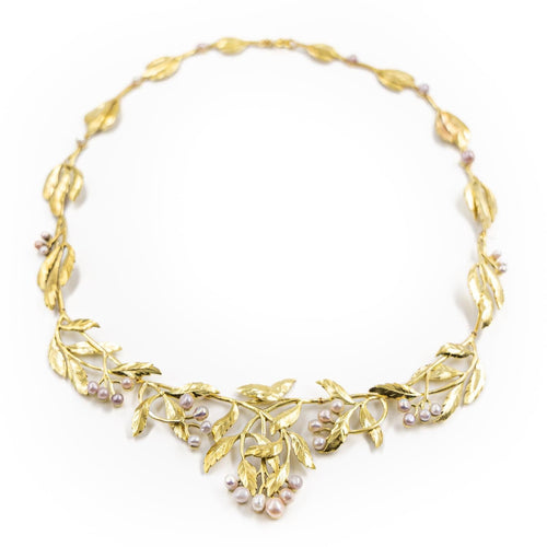 Collier Collier Art nouveau Or jaune Perle 58 Facettes 2140030CN