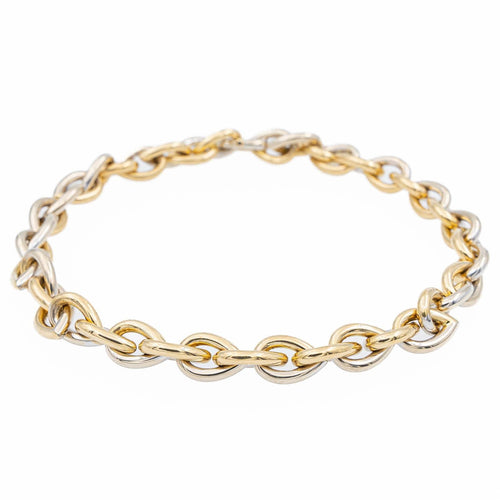 Collier Collier Or jaune, Or blanc 58 Facettes 2140265CN