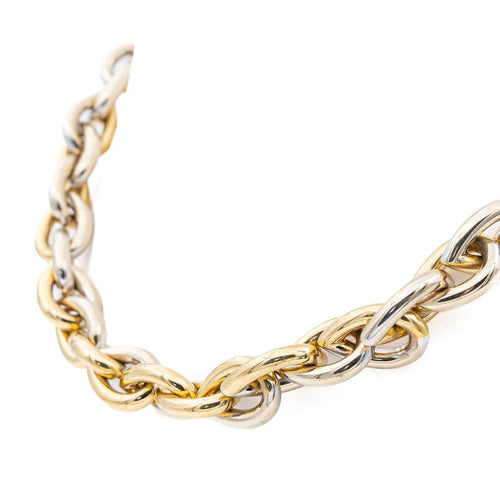 Collier Collier Or jaune, Or blanc 58 Facettes 2140265CN