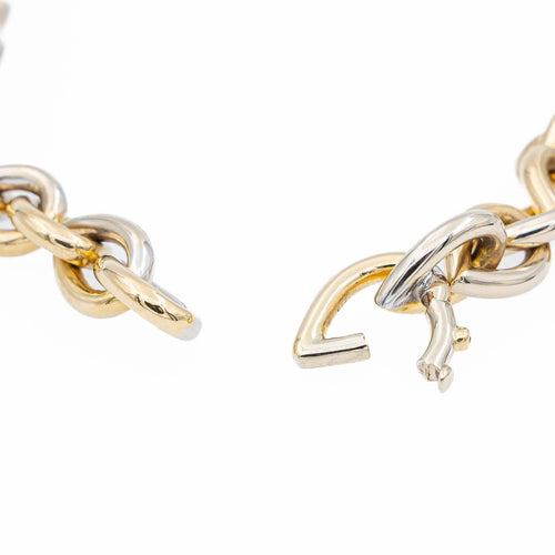 Collier Collier en or jaune et or blanc 18 carats 58 Facettes 2140265CN