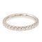 Bague 51 Bague Alliance américaine Or blanc Diamant 58 Facettes 2172932CN