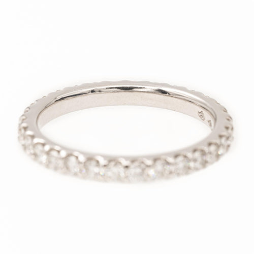 Bague 51 Mauboussin Passion & Fashion - Alliance américaine en or blanc et diamants 58 Facettes 2172932CN