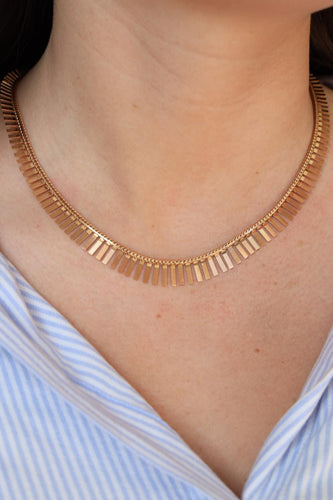 Collier Collier en or rose 18 carats 58 Facettes 2195619CN
