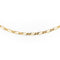 Collier Collier maille Figaro en or jaune 18 carats 58 Facettes 2201482CN